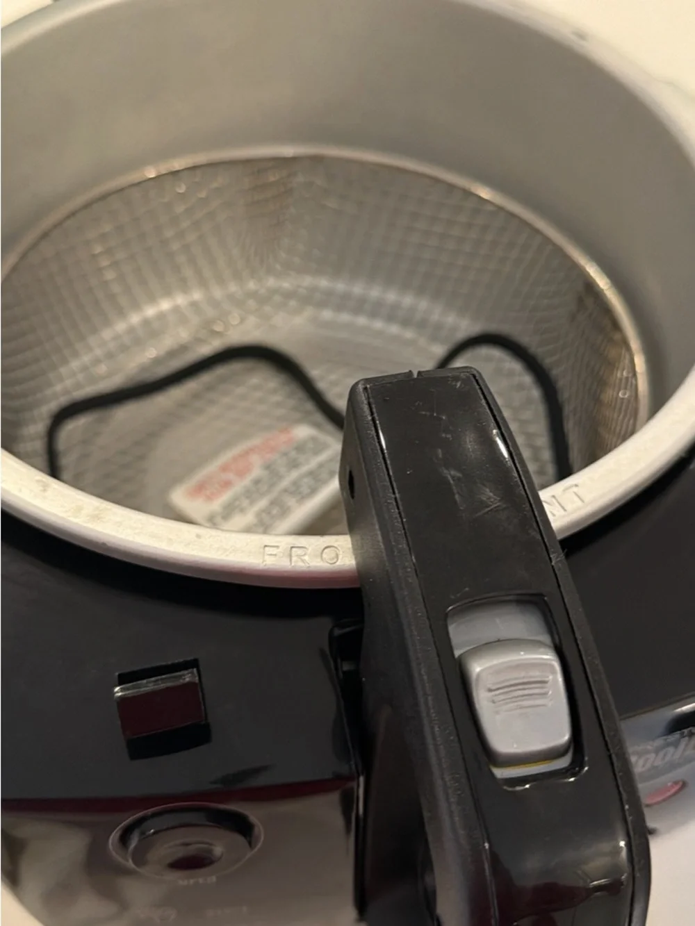 Presto CoolDaddy Compact Deep Fryer in Black